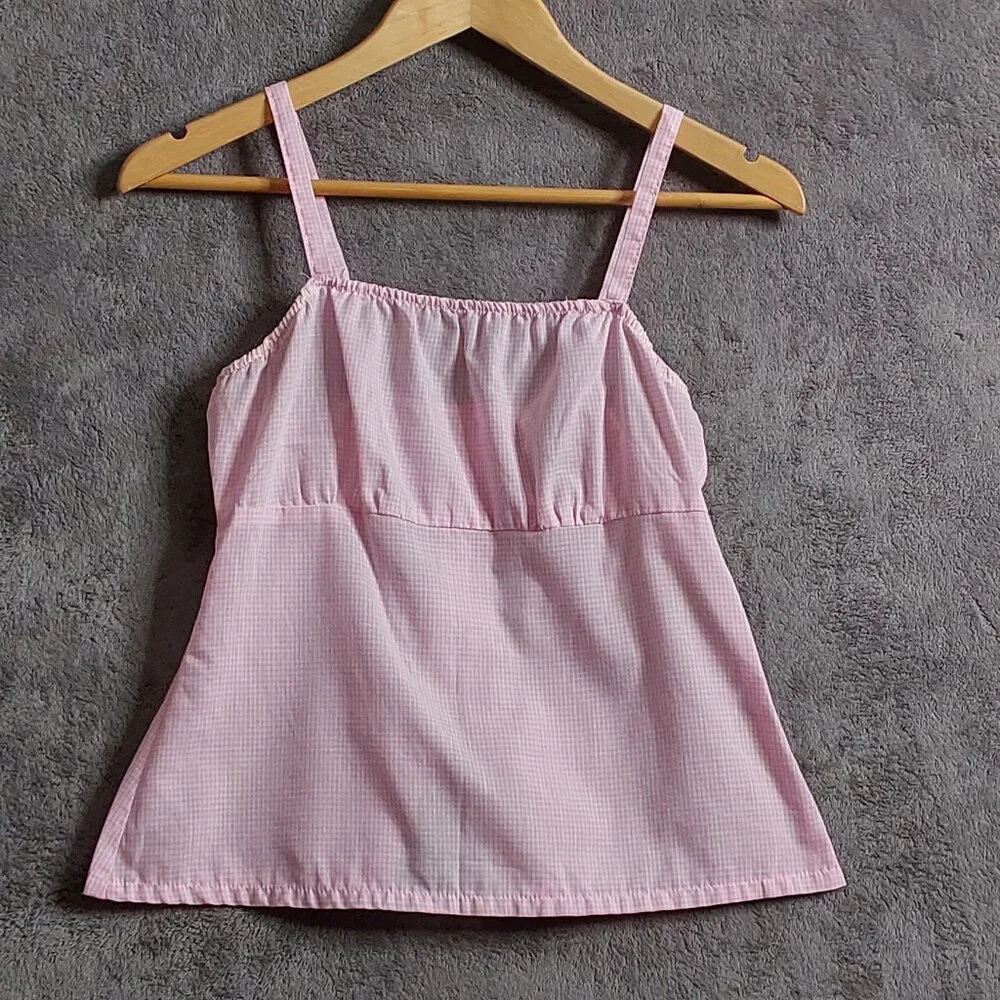 Vintage Bulldog Pink Baby Doll Top Girl's Size Small - Picture 1 of 5